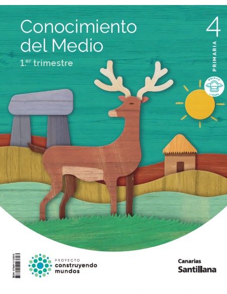 CONOCMINETO DEL MEDIO 4ºPRIMARIA TRIMESTRAL CONSTRUYENDO MUNDOS CANARIAS 2023